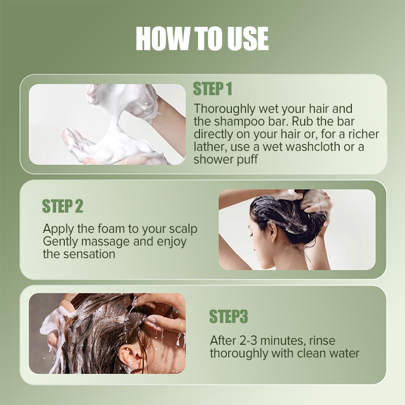 🎉Hot Sale🎉Natural Shampoo Bar For Strengthening Hair