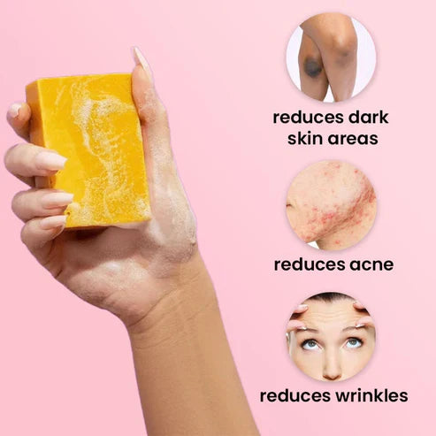 Turmeric kojic acid soap