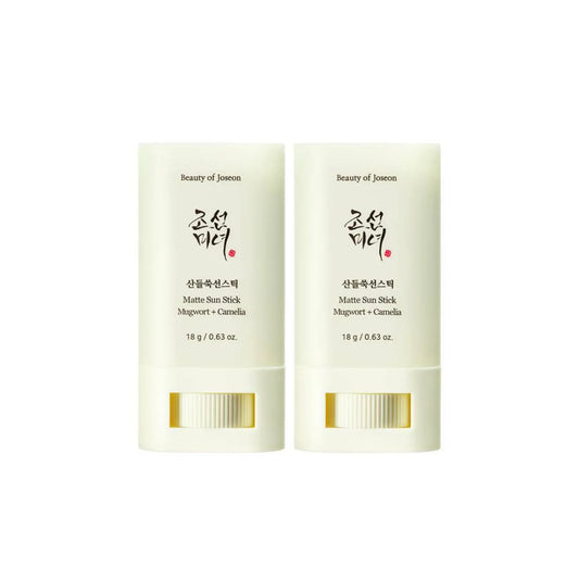 Beauty of Joseon  Matte sun stick : Mugwort + Camelia Double Pack