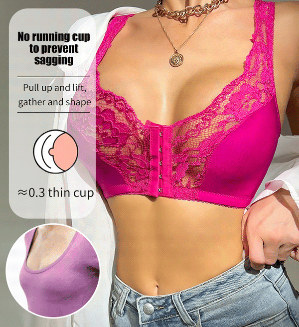 🔥Limited Time Offer🔥French lace front button bra
