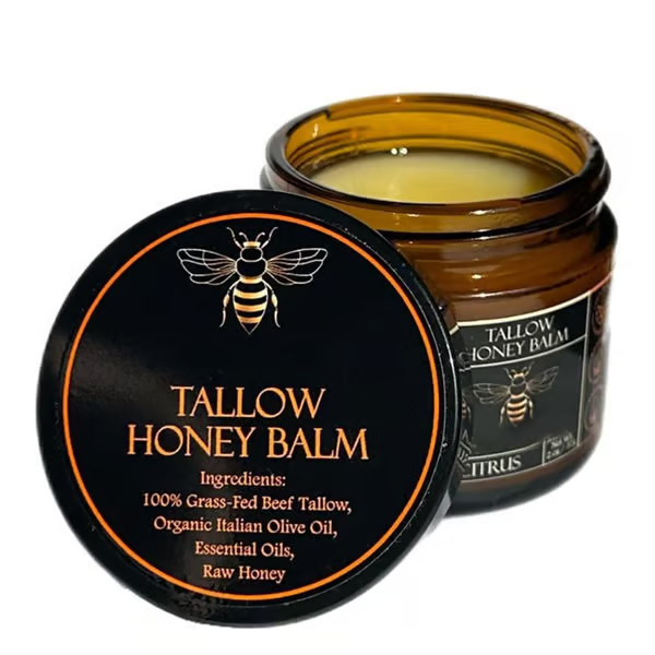 ⏳ LAST DAY PROMOTION - BUY 1 GET 1 FREE⏳ Organic Grass-Fed Beef Tallow Balm with Raw Honey