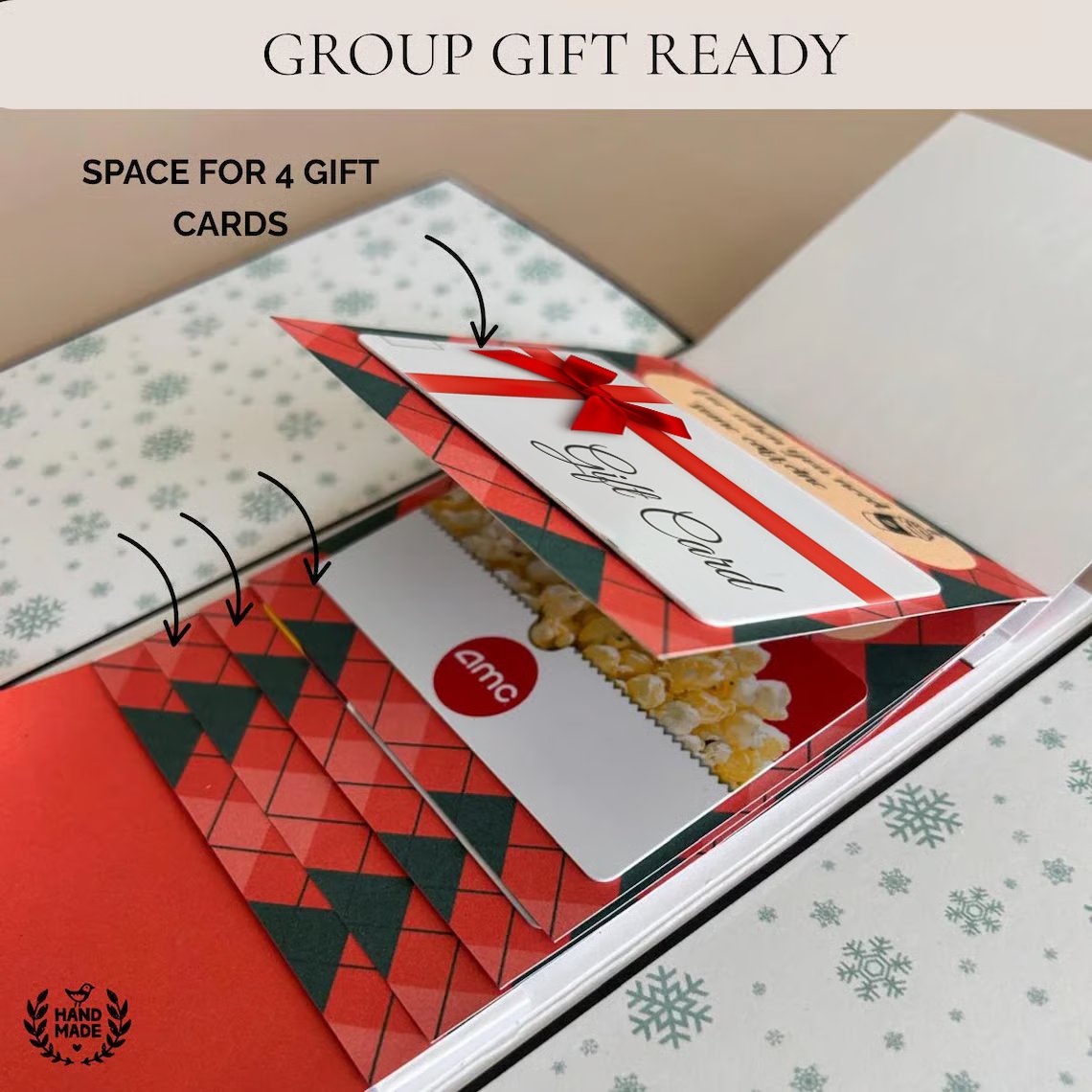 🎄 BUY 1 GET 1 FREE 🎁✨ Christmas Gift Card Holder Book – Handmade Holiday Surprise, Festive Design & Heartfelt Gifting Magic 🎅