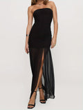 Elegant Off-Shoulder Minimalist Evening Dress