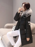 She Shimmer - Women’s Hooded Fur Parka Coat