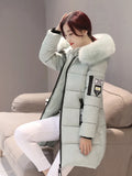 She Shimmer - Women’s Hooded Fur Parka Coat