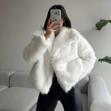 She Shimmer - Women’s Plush Faux Fur Jacket
