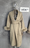 She Shimmer - Women’s Elegant Wool Coat