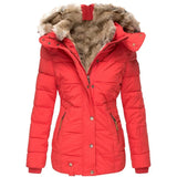 She Shimmer - Women’s Hooded Quilted Parka Jacket
