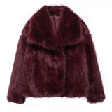 She Shimmer - Women’s Plush Faux Fur Jacket