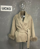 She Shimmer - Women’s Elegant Wool Coat