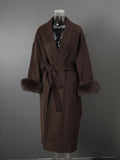 She Shimmer - Women’s Elegant Wool Coat