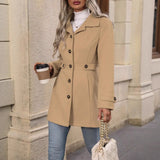 She Shimmer - Women’s Wool Mid-Length Blazer