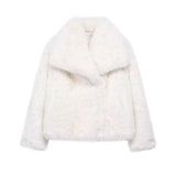 She Shimmer - Women’s Plush Faux Fur Jacket