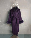 She Shimmer - Women’s Elegant Wool Coat