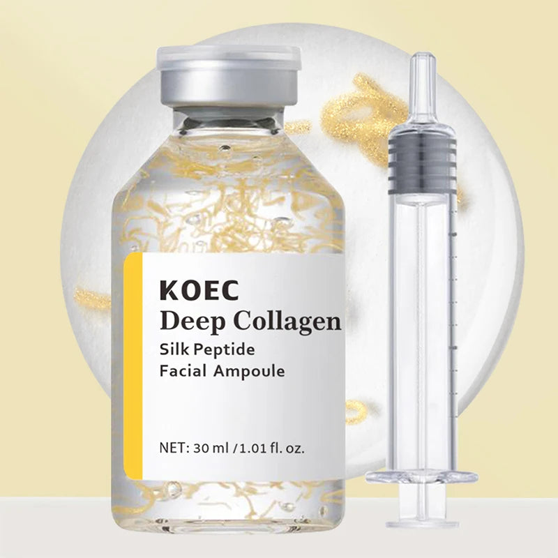 Silk Lifting Peptide Ampoule: Korean Anti-Aging Serum for Wrinkle Care & Plumping (30ml)