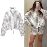 She Shimmer - Women’s Polka Dot Short Jacket