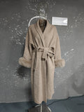She Shimmer - Women’s Elegant Wool Coat