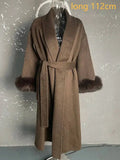 She Shimmer - Women’s Elegant Wool Coat
