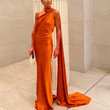 Elegant Soft Silk Satin Halter Maxi Dress - VEITCHE