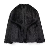 She Shimmer - Women’s Plush Faux Fur Jacket